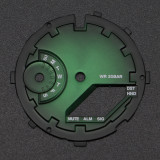 Casioak Luminous Hour Marker For G shock GA2100 GM2100 Dial Ring DIY Watch Scale Ring Index Modification Dial Watch Accessories
