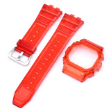 Transparent Rubber DIY Strap Bezel for Casioak MOD Kit G-SHOCK GMW-B5000 Sport Silicone Case Watch Band Accessories