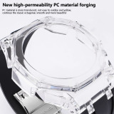 NEW Transparent Casioak Mod Kit for GA2100 Replacement PC Case Strap for Casio GA-2100 2110 Rubber Watch Band Metal Buckle
