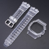 Transparent Rubber DIY Strap Bezel for Casioak MOD Kit G-SHOCK GMW-B5000 Sport Silicone Case Watch Band Accessories