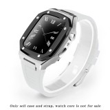 Modification Kit for Apple Watch Case Mod Bezel Rubber Strap Metal Band  Band 44mm 45mm 41mm 40mm for iWatch Series 7 6 SE 5 4