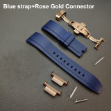Gen2 Fluorine Rubber for GA2100 Bezel Strap Ga-2110 Strap Plus Size Belt 2nd Silver Buckles Mod Tools Butterfly Clasp
