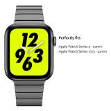 Stainless Steel Link Bracelet Band for Apple Watch Series 7 6 SE 5 4 3 40mm 41mm 44mm 45mm For iwatch 7 6 5 WatchBand Strap