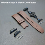 Gen2 Fluorine Rubber for GA2100 Bezel Strap Ga-2110 Strap Plus Size Belt 2nd Silver Buckles Mod Tools Butterfly Clasp