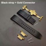 Gen2 Fluorine Rubber for GA2100 Bezel Strap Ga-2110 Strap Plus Size Belt 2nd Silver Buckles Mod Tools Butterfly Clasp