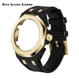 Casioak For Casio GA2100  GMAS2100 Gen4 Gen5 4th Generation Mod kit Set Refit Rubber strap Full Steel Metal Case Band GA-2100