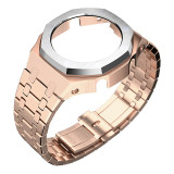 Casioak DIY Mod Kit Metal Case Frame Bezel Strap For Casio G shock GMAS2100 metal mod kit Rubber Strap Replacement Accessories