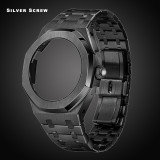 Casioak For Casio GA2100  GMAS2100 Gen4 Gen5 4th Generation Mod kit Set Refit Rubber strap Full Steel Metal Case Band GA-2100