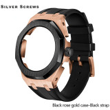 Casioak For Casio GA2100  GMAS2100 Gen4 Gen5 4th Generation Mod kit Set Refit Rubber strap Full Steel Metal Case Band GA-2100