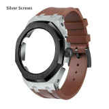 Casioak For Casio GA2100  GMAS2100 Gen4 Gen5 4th Generation Mod kit Set Refit Rubber strap Full Steel Metal Case Band GA-2100