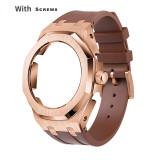 Casioak For Casio GA2100  GMAS2100 Gen4 Gen5 4th Generation Mod kit Set Refit Rubber strap Full Steel Metal Case Band GA-2100