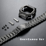 For Casioak G-SHOCK For DW5600 DW5610 GWM5610 Mod Kit Metal Bezel Case Frame Band Stainless Steel Strap Replacements
