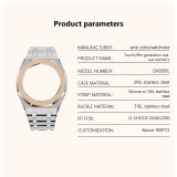 Casioak DIY Mod Kit Metal Case Frame Bezel Strap For Casio G shock GMAS2100 metal mod kit Rubber Strap Replacement Accessories