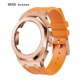 Casioak For Casio GA2100  GMAS2100 Gen4 Gen5 4th Generation Mod kit Set Refit Rubber strap Full Steel Metal Case Band GA-2100
