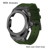 Casioak For Casio GA2100  GMAS2100 Gen4 Gen5 4th Generation Mod kit Set Refit Rubber strap Full Steel Metal Case Band GA-2100