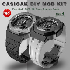 NEW Gen4 GA2100 Casioak Mod kit Modification Kit Metal Case Bezel Frame For Casio G shock ga2110 Metal Rubber Strap Accessories