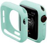 Soft Silicone Case for Apple Watch 7 45mm 6 SE 5 4 3 42MM 38MM Cover Protection Shell for iWatch series 7 6 5 40 44 41mm Bumper