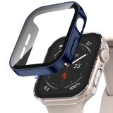 Waterproof Watch Case + Tempered Glass for apple watch serie 7 cover 40mm 44mm 41mm 45mm protector Straight Edge IWatch 6 SE 5 4