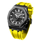 Casioak Mod Kit GM2100 Metal Bezel Case for G shock Modification Kit Rubber&Steel Set Watch Rubber Strap for GM2100 Metal Band
