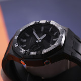 CasiOak Mod Kit GEN4 GA2100 Metal Bezel for Casio Modification 3rd 4rd Generation Rubber Watch Case Strap GA 2100/2110 Steel