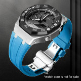 CasiOak Mod Kit GEN4 GA2100 Metal Bezel for Casio Modification 3rd 4rd Generation Rubber Watch Case Strap GA 2100/2110 Steel