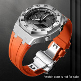 CasiOak Mod Kit GEN4 GA2100 Metal Bezel for Casio Modification 3rd 4rd Generation Rubber Watch Case Strap GA 2100/2110 Steel