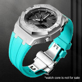 CasiOak Mod Kit GEN4 GA2100 Metal Bezel for Casio Modification 3rd 4rd Generation Rubber Watch Case Strap GA 2100/2110 Steel