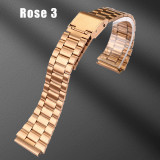 Stainless Steel Strap Bracelet For CASIO A158/A159 A168/A169/B650/AQ230/F9118mm Vintage Small Square Metal Wristband Accessories