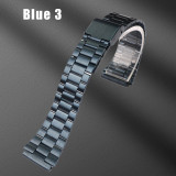 Stainless Steel Strap Bracelet For CASIO A158/A159 A168/A169/B650/AQ230/F9118mm Vintage Small Square Metal Wristband Accessories