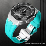CasiOak Mod Kit GEN4 GA2100 Metal Bezel for Casio Modification 3rd 4rd Generation Rubber Watch Case Strap GA 2100/2110 Steel