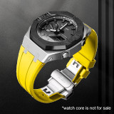 CasiOak Mod Kit GEN4 GA2100 Metal Bezel for Casio Modification 3rd 4rd Generation Rubber Watch Case Strap GA 2100/2110 Steel