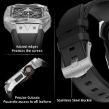 Luxury Modification Kit Mod Metal Frame Bezel For Apple Watch Band Case 7 6 5 4 3 44mm 45mm Watchband Strap for iWatch 7 6 5 Se
