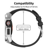 Luxury Modification Kit Mod Metal Frame Bezel For Apple Watch Band Case 7 6 5 4 3 44mm 45mm Watchband Strap for iWatch 7 6 5 Se