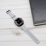 Luxury Modification Kit Bezel Case Strap For Apple Watch 7 45mm 6 5 4 SE 44mm Refit Mod Kit Metal Band for iWatch 7 Accessories