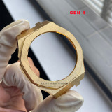 Gen4 Gen5 Stainless steel Case Watch Rubber Strap Mod Kit For CASIOAK Casio GA2100 GA2110 4th generation Replacement Accessories