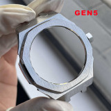 Gen4 Gen5 Stainless steel Case Watch Rubber Strap Mod Kit For CASIOAK Casio GA2100 GA2110 4th generation Replacement Accessories