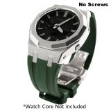 Modification kit Watch Steel  Strap Case WatchBand Bezel Rubber Strap for Casioak Mod Kit GA2110 Metal Band Case