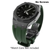 Modification kit Watch Steel  Strap Case WatchBand Bezel Rubber Strap for Casioak Mod Kit GA2110 Metal Band Case