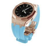 Modification kit Watch Steel  Strap Case WatchBand Bezel Rubber Strap for Casioak Mod Kit GA2110 Metal Band Case