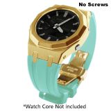 Modification kit Watch Steel  Strap Case WatchBand Bezel Rubber Strap for Casioak Mod Kit GA2110 Metal Band Case