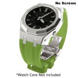 Modification kit Watch Steel  Strap Case WatchBand Bezel Rubber Strap for Casioak Mod Kit GA2110 Metal Band Case