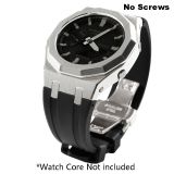 Modification kit Watch Steel  Strap Case WatchBand Bezel Rubber Strap for Casioak Mod Kit GA2110 Metal Band Case