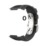 Modification Kit Replacement Accessories For Apple Watch Band 7 6 5 4 iWatch Series 44MM 45MM RM  Rubber Strap