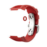 Modification Kit Replacement Accessories For Apple Watch Band 7 6 5 4 iWatch Series 44MM 45MM RM  Rubber Strap