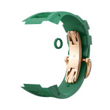 Modification Kit Replacement Accessories For Apple Watch Band 7 6 5 4 iWatch Series 44MM 45MM RM  Rubber Strap