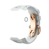 Modification Kit Replacement Accessories For Apple Watch Band 7 6 5 4 iWatch Series 44MM 45MM RM  Rubber Strap