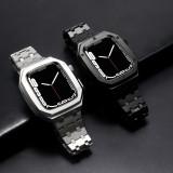 Luxury Modification Mod Kit for Apple Watch 7 Case Strap 45mm 44mm Metal Bezel Frame for iwatch Series 7 6 5 4 3 SE Accessories