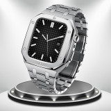 Luxury Modification Mod Kit for Apple Watch 7 Case Strap 45mm 44mm Metal Bezel Frame for iwatch Series 7 6 5 4 3 SE Accessories