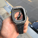 Luxury Modification Mod Kit for Apple Watch 7 Case Strap 45mm 44mm Metal Bezel Frame for iwatch Series 7 6 5 4 3 SE Accessories