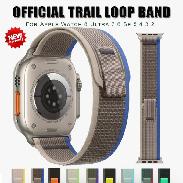 Trail loop Band for Apple watch Ultra 49mm 45mm 41mm 44mm 40mm 42mm 38mm 40 44 45 mm bracelet iWatch series 7 6 5 4 3 se 8 strap